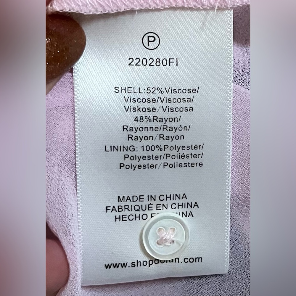 DOLAN Anthropologie Left Coast Audra Drop Waist Colorblock Dress size L - Picture 15 of 16